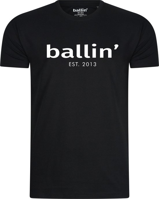 Ballin Est. 2013 - Heren Tee SS Regular Fit Shirt - Zwart - Maat XXL