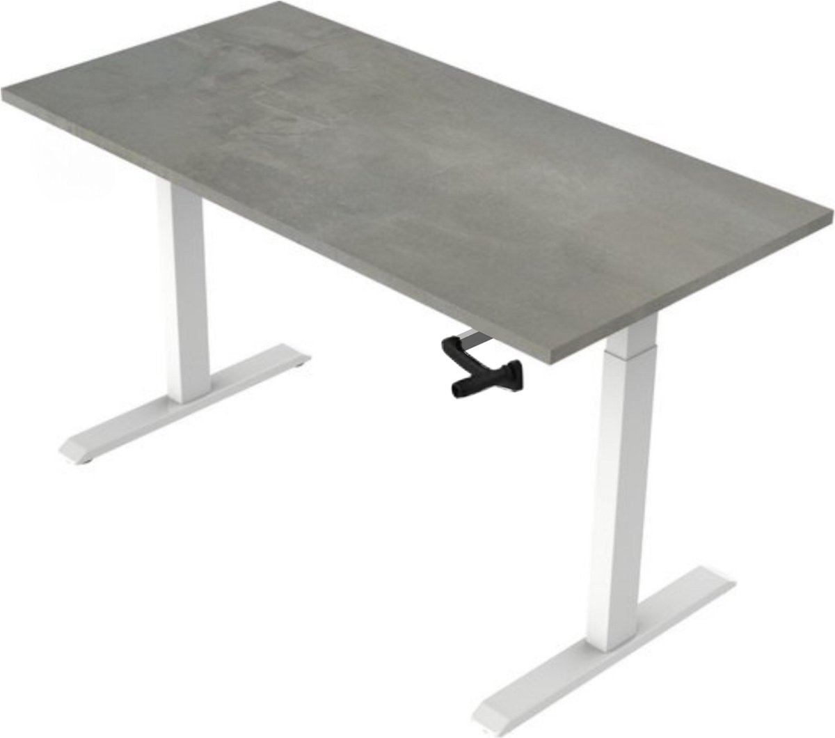 Office Hero® Cosmic Slinger- Zit sta bureau in hoogte verstelbaar wit frame - Game bureau - Computertafel - Werktafel - 180x80 - Oxyd