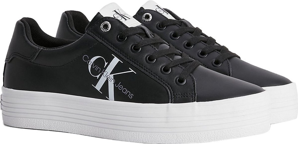 Calvin Klein Vulc Flatform Laceup Low Lth