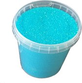 Fijne glitters - 400 gram in emmer - kleur: regenboog blauw violet - Maat: 1/64 | 0,6 mm | 15 Hex