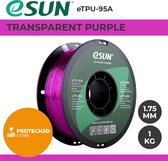 Filament eSun Violet Transparent eTPU-95A – 75 – 1kg
