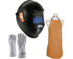 Lashelm set met Climax 420 - Inclusief Lasschort, Lashandschoenen en laskap - Laskleding - Complete Set