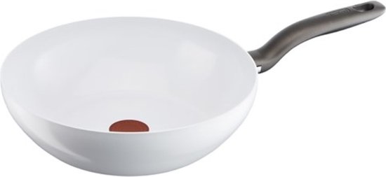 Tefal Ceramic Control wokpan - Ø 28 cm - Wit | bol.com