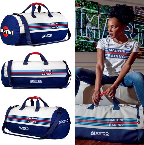 Sparco Martini Racing Martini Racing Reiskoffer - Zwart - Blauw - Maat Onesize van Merkloos — afbeelding 3