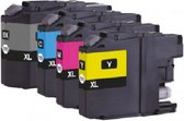 IPEXNL inktcartridges geschikt voor Brother LC-421XL LC 421 bk/c/m/y multipack inktcartridges o.a. DCP-J 1050DW 1140DW 1800DW MFC-J 1010DW