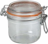 6x bocaux / bocaux avec couvercle à valve 0,2 litre