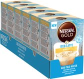 Nescafé Gold Iced Vanilla Latte café instantané - 6 boîtes de 7 sachets
