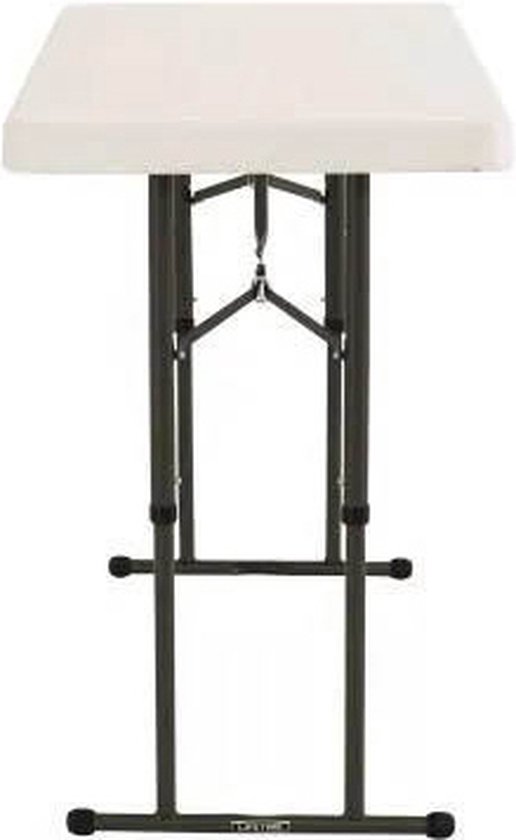 Lifetime - Heavy Duty - Werktafel - Inpaktafel - Buffettafel - 122 cm - hoogte verstelbaar - off white van Lifetime — afbeelding 2