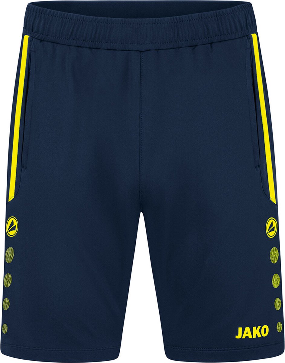 Jako - Trainingsshort Allround - Blauwe Short Kids-152