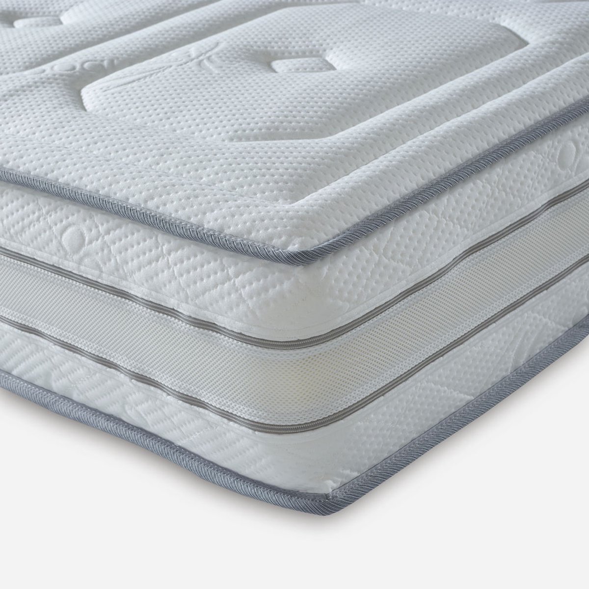 Bedden Amsterdam B.V Matras Pocketvering Royal 6000 Koudschuim HR65 hardheid = Hard 140x200 wit
