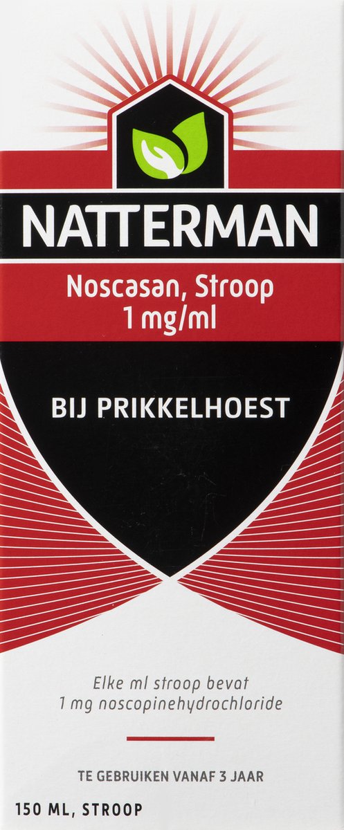 Natterman Noscasan Hoestdrank - Anti-hoestmiddel - 150 ml - Natterman
