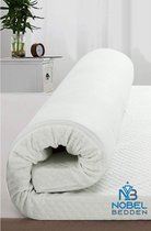 Topper Hybride Bamboe Hoes 160 x 200 x 7 Topdek matras Afritsbaar en wasbaar - Topper Topdek