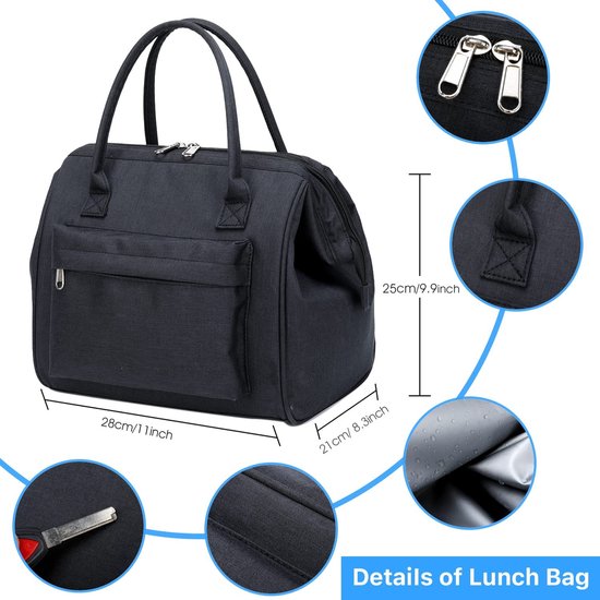 Packaway 4 Laags Geïsoleerde Koeltas - Lunchtas 15 liter - Japanse