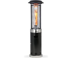 Bali OUTDOORS Lounge Terrasverwarmer 11kW - Staande Heater - Flameheater - incl. Gasdrukregelaarset 50 mbar & Slang 50 cm - Gas - Model SRPH84