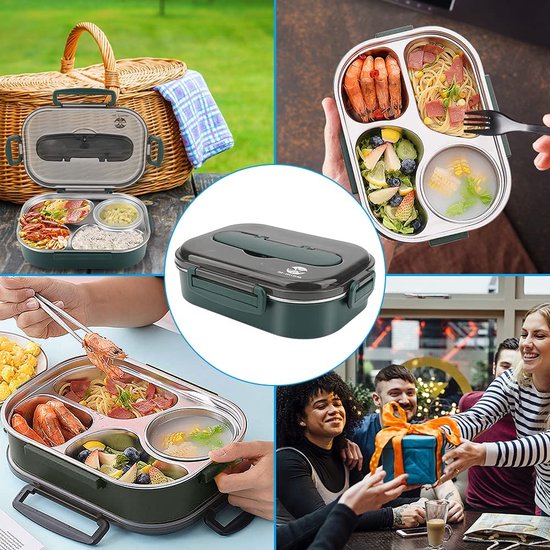 Sac Isotherme Repas, Lunch Box Isotherme, Déjeuner pour le travail,  Portable, pour Manger pendant le voyage (Gris)