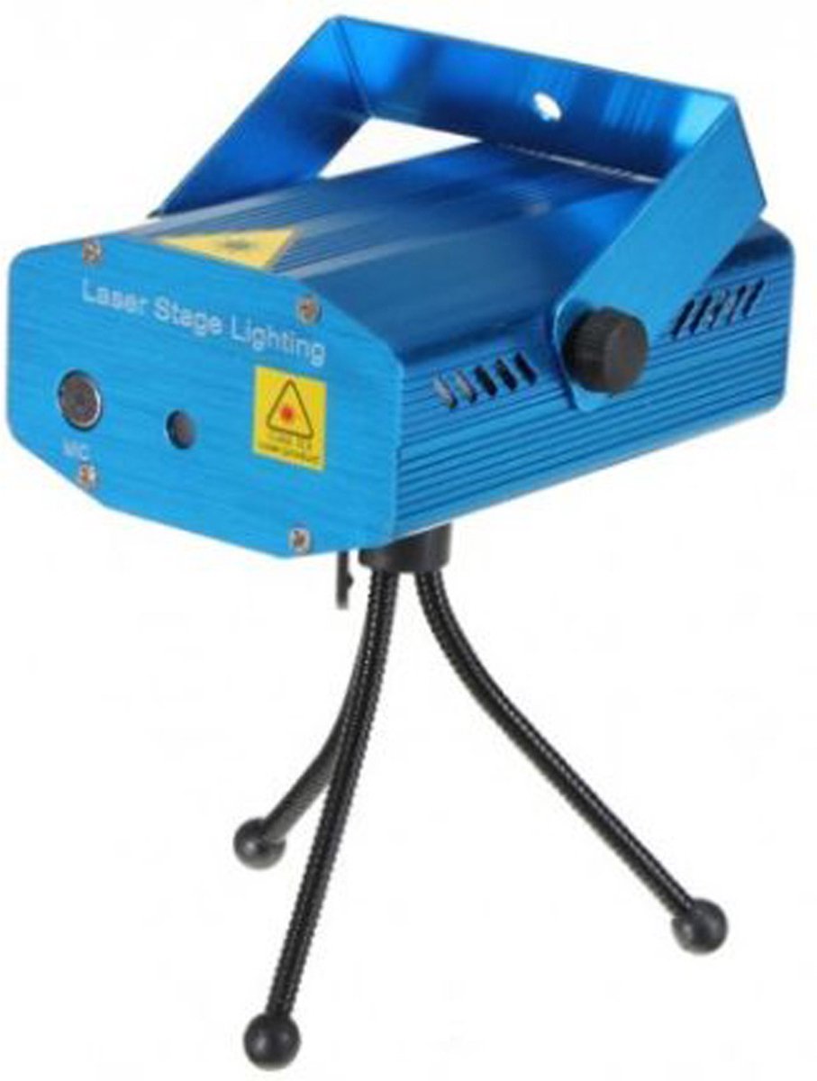 Mini Laser Stage Lighting rood/groen muziek gestuurd Apollo Effect