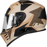 Simpson Helmet Venom Panzer Tan Brown S - Maat S - Helm