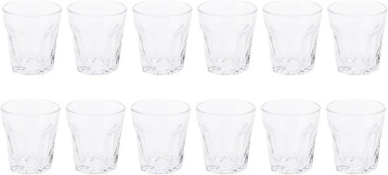 Luxe Shotglazen set - 12 Stuks - 40ml - Glas - Hoogwaardige Kwaliteit - Shotglas