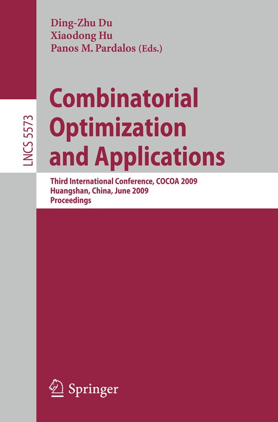 Combinatorial Optimization and Applications - cover