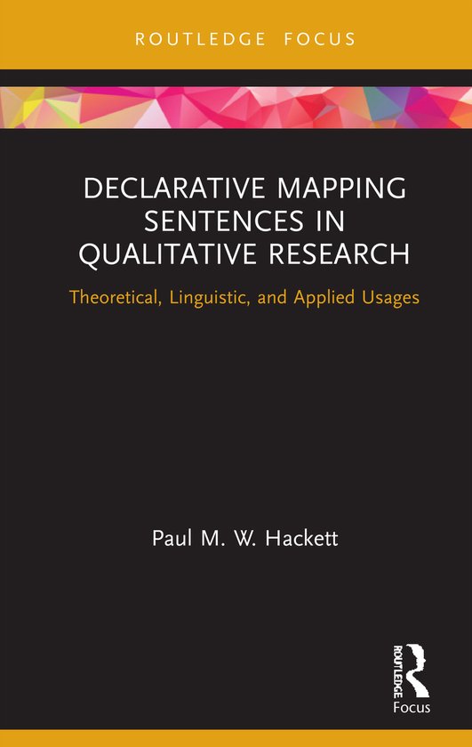 Routledge Research in Psychology- Declarative Mapping Senten ... - cover