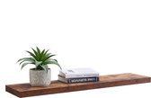 ACAZA Boekenplank van 100 cm lang - industrieel Design - zwevende Wandplank - Vintage bruin