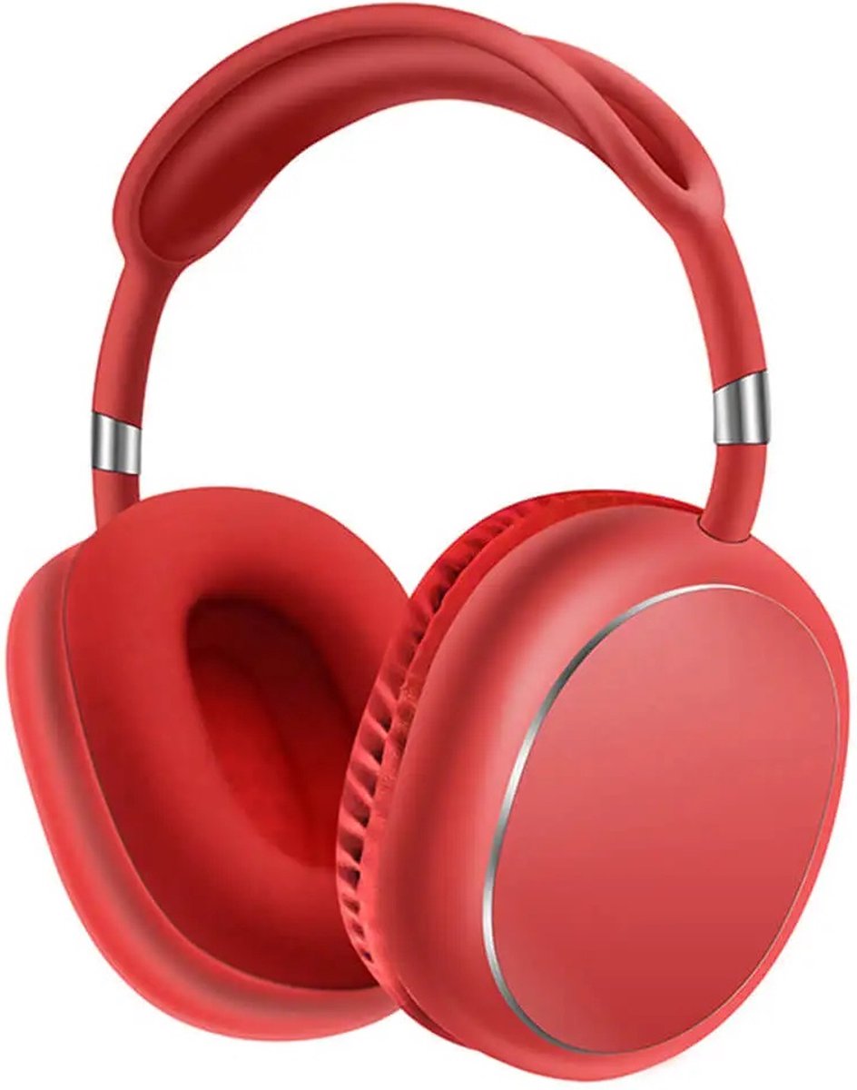 Bleutooth Headset met Microfoon - Koptelefoon met Microfoon - Headset Geschikt voor: Laptop - MacBook - Telefoon - PC - Computer - iPhone - Samsung - iPad - Tablet & Nintendo switch - rood