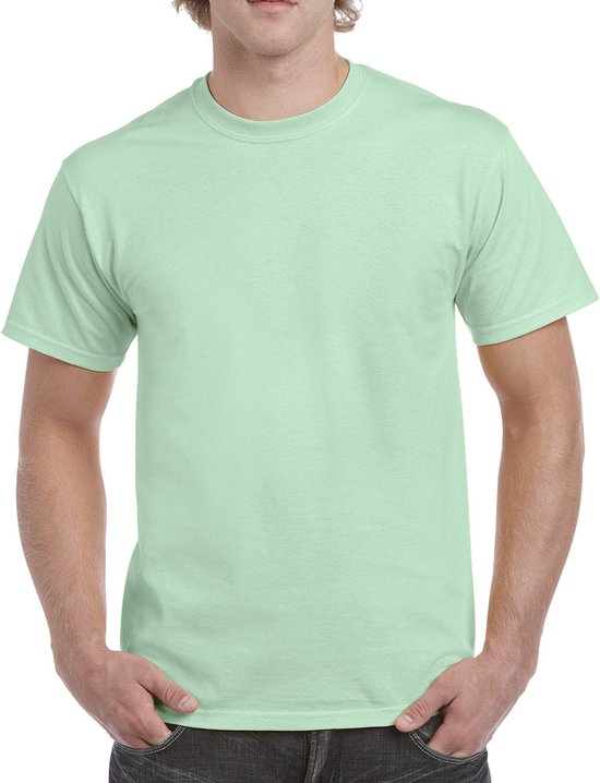 T-shirt met ronde hals 'Heavy Cotton' merk Gildan Mint Green - S
