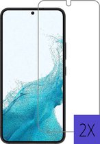 Screenprotector Samsung Galaxy S22 Screenprotector- Tempered Glass - Beschermglas - 2 pack