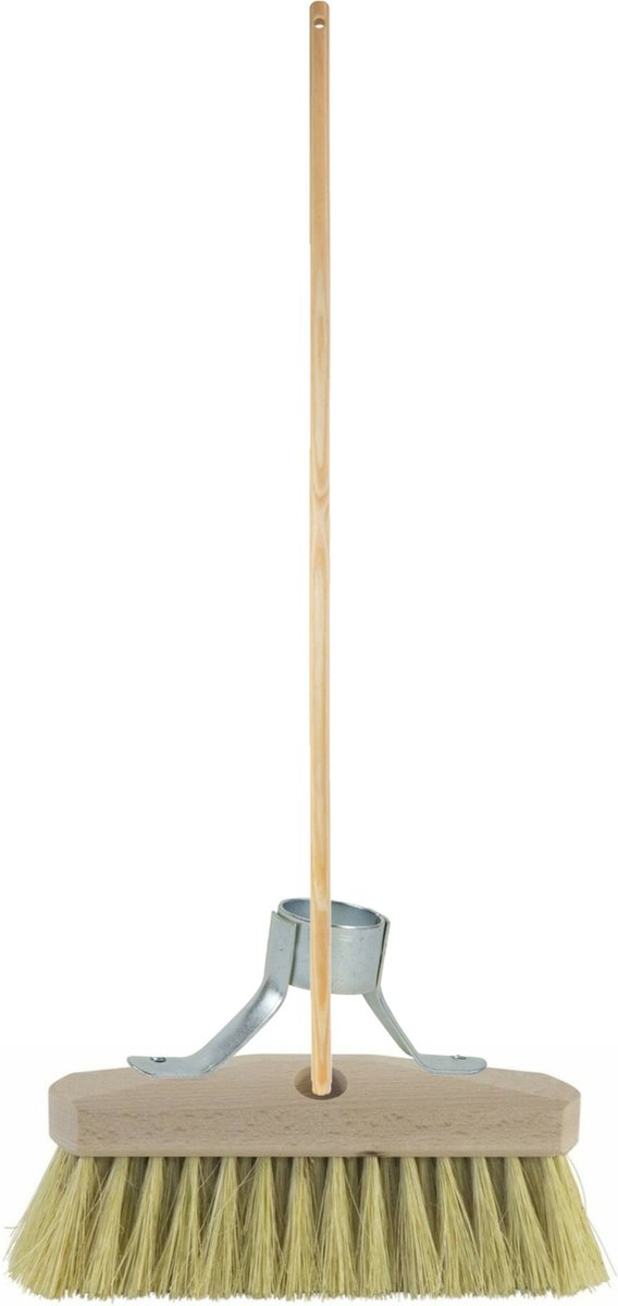 Goedkoopste Betra Buitenbezem - FSC hout - natuurvezel - 23 x 120 cm - tuinbezem/schrobborstel