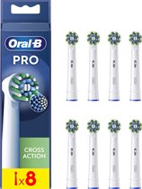 Oral-B Pro Cross Action - Têtes de brosse - Avec Technologie CleanMaximiser - 8 pièces