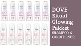 Dove Mix Pack Glowing Ritual - Shampoo 6 x 250 ml - Conditioner 6 x 200 ml