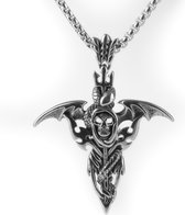YONFQE Spider Ketting 925 Sterling Zilver Gothic Hanger Zwart Punk Stijl Sieraden Geschenken Voor Vrouwen Mannen Normaal Sterling Zilver Geen Edelsteen