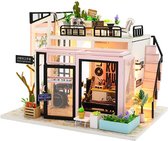 Premium Miniatuur XXL bouwpakket - Bouwpakket - Voor Volwassenen (14+) - Houten Modelbouw - Modelbouwpakket - DIY - Poppenhuis – (Light Studio)