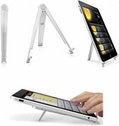 Tablette escamotable universelle et lecteur électronique standard, Support pliable, aluminium, gris, marque i12