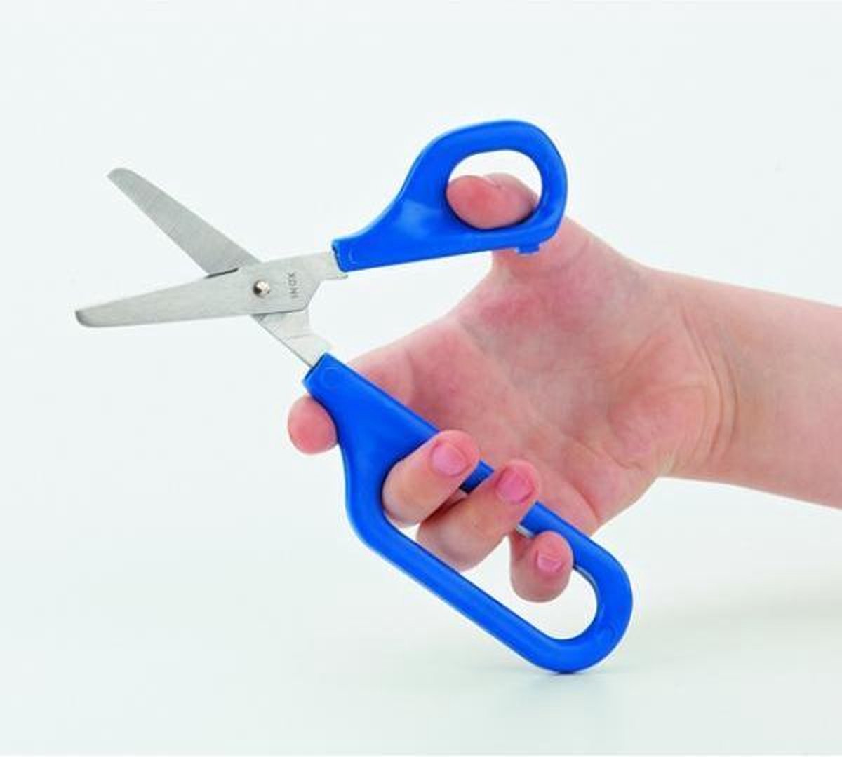 Zelfopenende schaar met 1 groot oog Easi-Grip®- 45 mm ronde punt - rechts