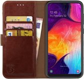 Rosso Element Samsung Galaxy A50 Hoesje Book Cover Bruin