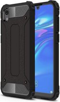Huawei Y5 (2019) Hybride Hoesje Zwart