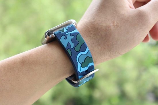 bracelet watchbands-shop.nl - Apple Watch Series 1/2/3/4 (38 & 40mm) - Bleu