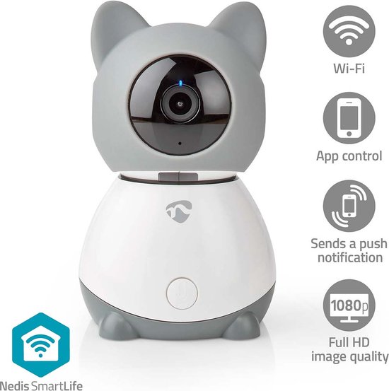 Nedis SmartLife Beveiligingscamera 1080p met Nachtzicht - Nedis - €52,99