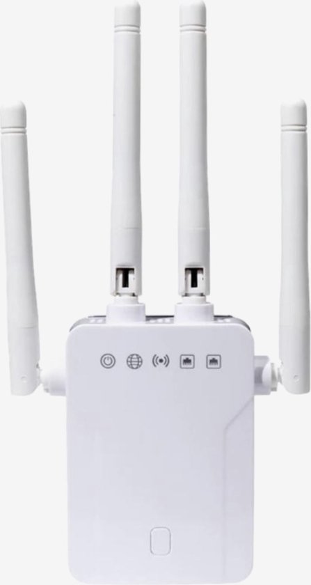 Wifi Versterker - 1200 Mbps - Wit - Repeater - 2.4 GHz - 5G - Router -  Booster -... | bol.com