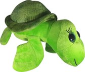 Schildpad met Glitterogen Pluche Knuffel 27 cm {Turtle Plush Toy | Speelgoed knuffeldier knuffelpop voor kinderen jongens meisjes | Dierentuin Dier}