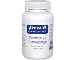 Pure Encapsulations - Cranberry 500mg - Natuurlijk Middel voor de Persoonlijke Hygiëne van de vrouw - 60 Capsules