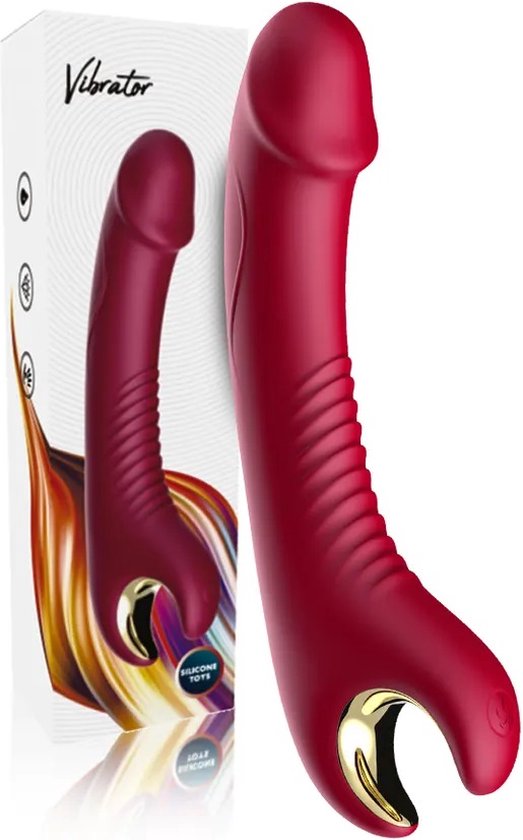 Darenci DARE Masseur Vagin Electrique - Gode Poussant - Vibromasseur  Siliconen - Sex... | bol