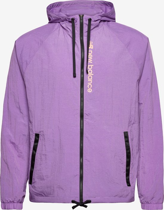 New Balance Optiks Windbreaker (Maat M) Zomerjas, Paars