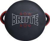Brute Training Kickboks Pads Rond - 42x42 cmcm - Duurzaam - Geschikt Beginners & Professionals - Stoten & Trappen - Schhokabsorptie - Latex & Polyurethaan - Handvatten