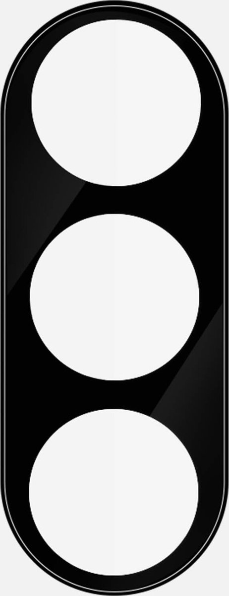 Camerafilm Geschikt voor Samsung Galaxy S23 gehard glas 9H Mocolo Contour zwart