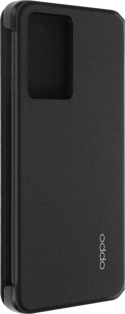 OPPO, Foliohoesje voor Oppo A57 / A57s Schokbestendig met standaardfunctie, Zwart