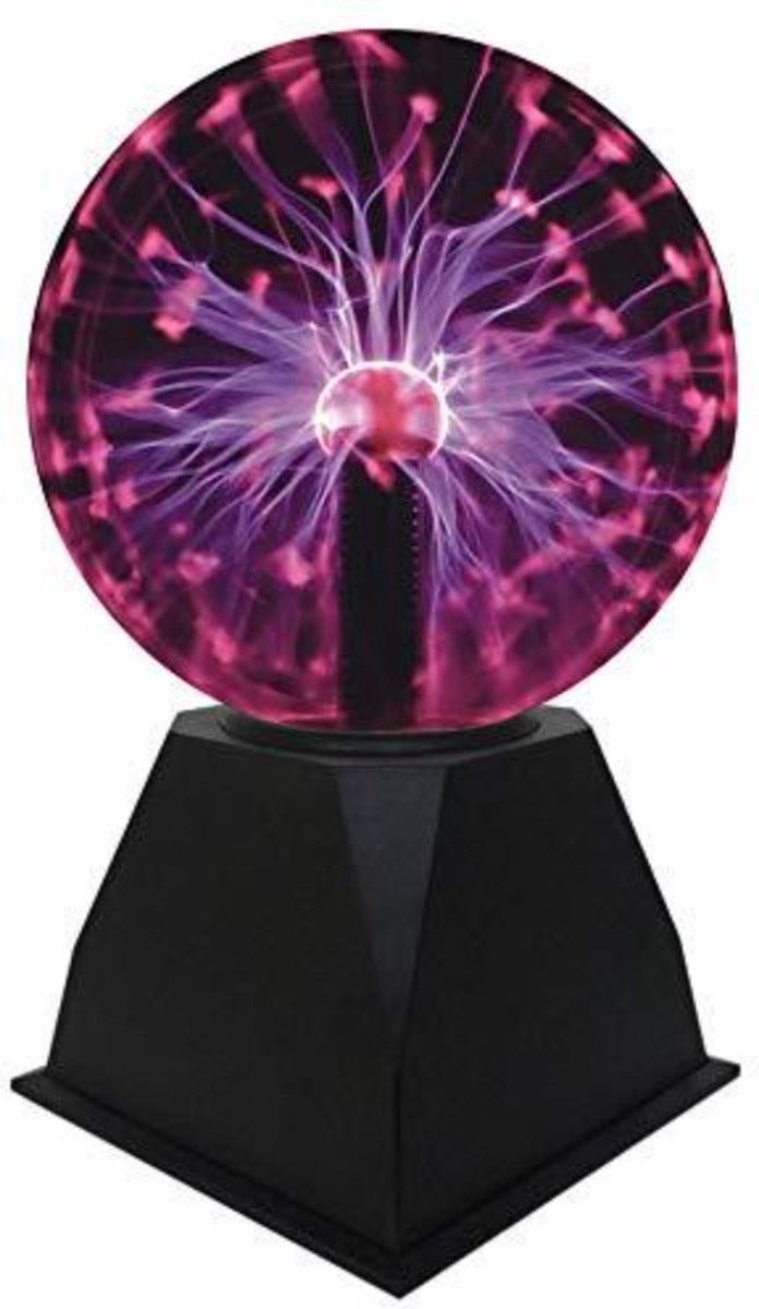 Lampe Boule Plasma Magique De 3 Pouces, Veilleuse Tactile Sensible