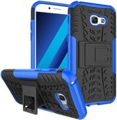 Hybride Back Cover Geschikt voor Samsung Galaxy A3 (2017) Blauw