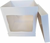 Boîte à gâteaux haute blanche - 30 x 35 cm (5 pièces)